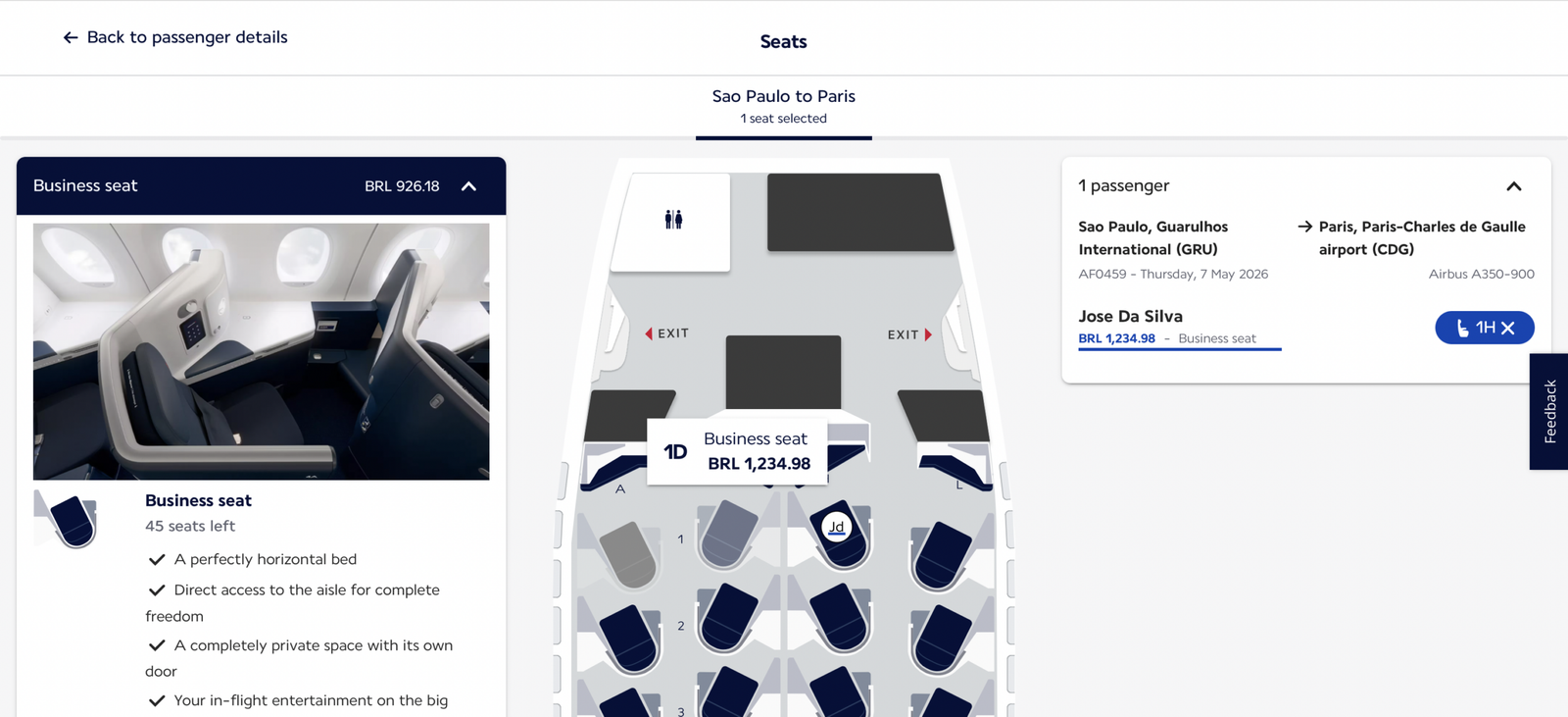 Business Suite Air France: detalhes da nova Classe Executiva - Imagem do artigo original