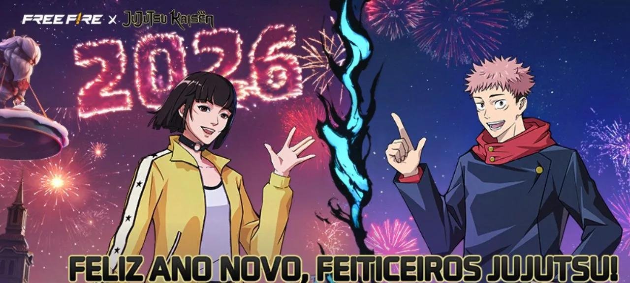 Free Fire e Jujutsu Kaisen: evento começa em 14 de janeiro - Imagem do artigo