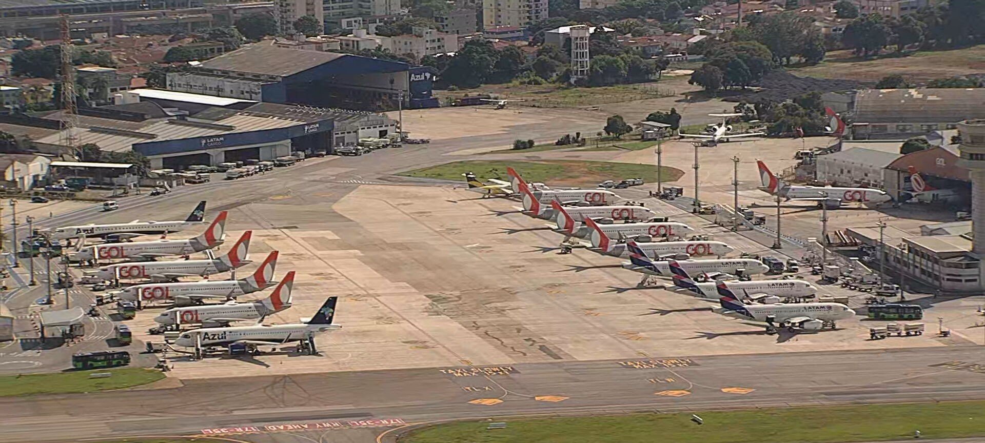 Voos cancelados em Congonhas: ventos de 96 km/h afetam SP - Imagem do artigo