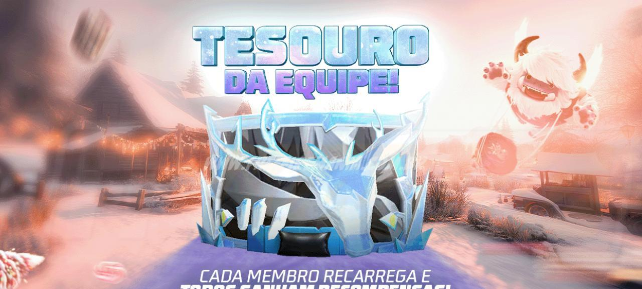 Recarga Free Fire entrega Parede de Gel Sonhos Gélidos - Imagem do artigo