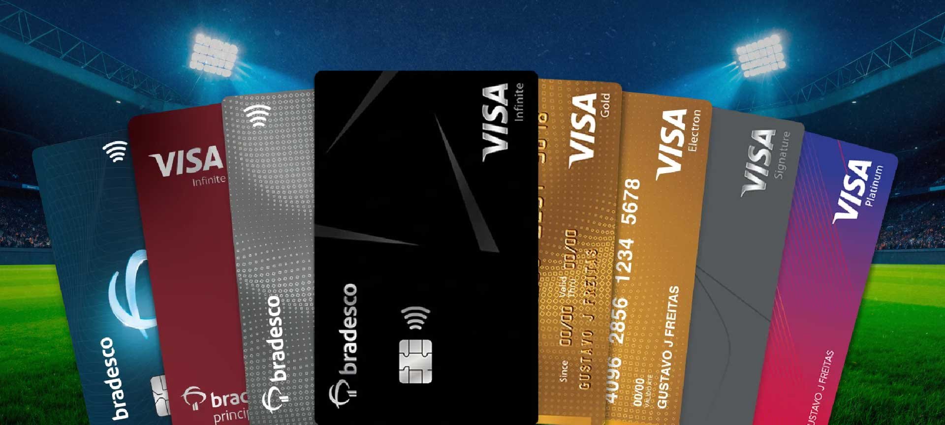 Promoção Bradesco Visa Cartão que Dá Jogo oferece viagens - Imagem do artigo
