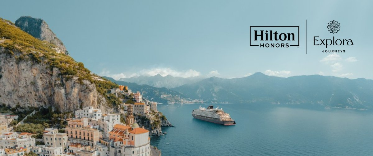 Hilton Honors anuncia parceria com a luxuosa Explora Journeys - Imagem do artigo