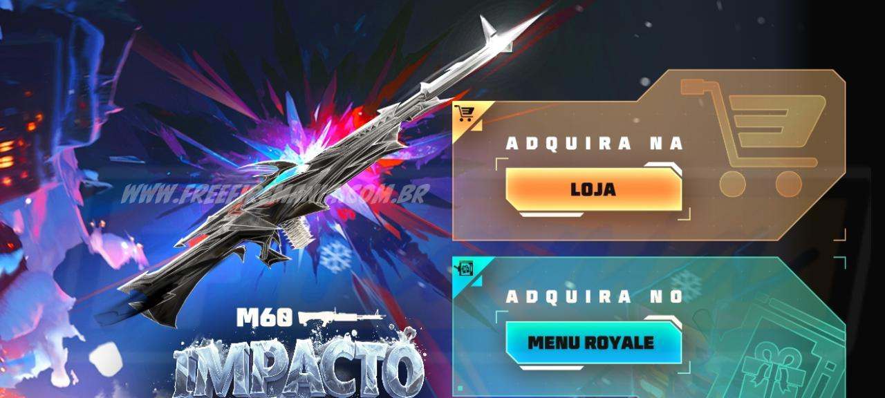 M60 Impacto Onírico chega ao Escolha Royale do Free Fire - Imagem do artigo