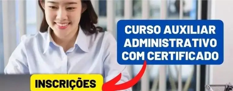 Curso auxiliar administrativo abre inscrições imediatas - Imagem do artigo