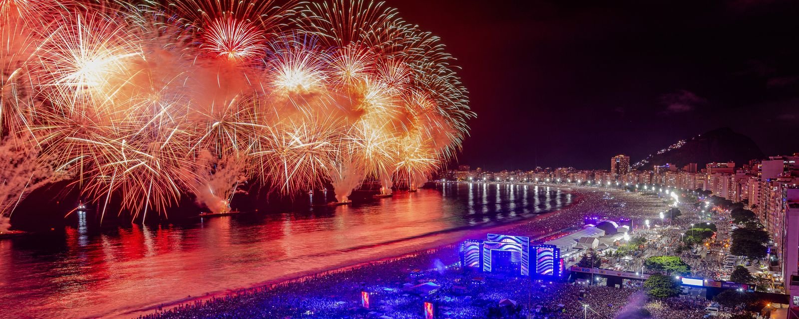 Réveillon em Copacabana 2025 terá drones e recorde de fogos - Imagem do artigo