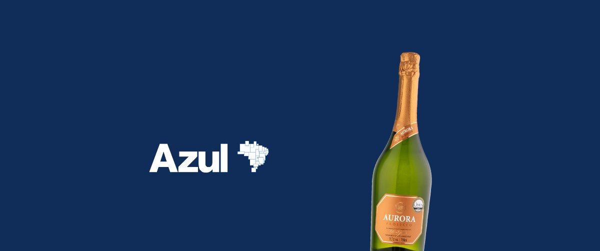 Azul servirá espumante Aurora a bordo no Réveillon - Imagem do artigo