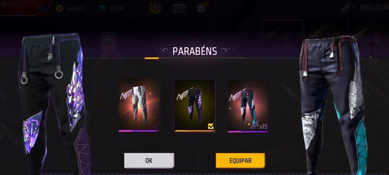 Calça Angelical: como pegar no Free Fire 2026 passo a passo - Imagem do artigo