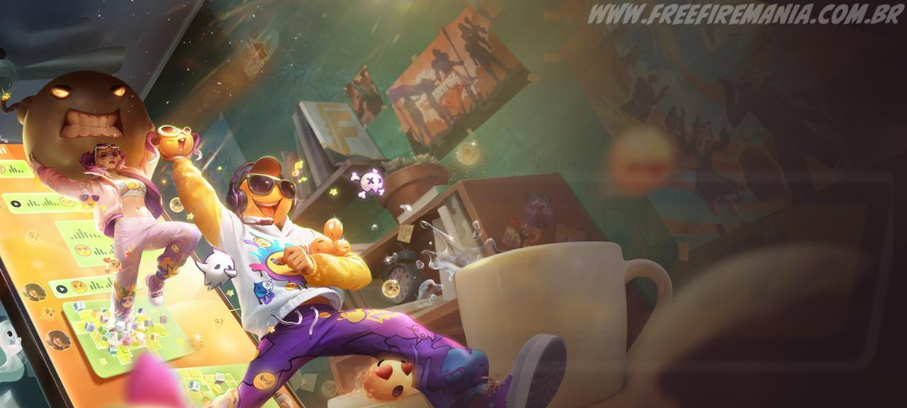 Passe Booyah Abril 2026: Febre de Emoji chega ao Free Fire - Imagem do artigo