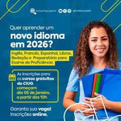CIUG abre inscrições para cursos gratuitos na segunda - Imagem do artigo