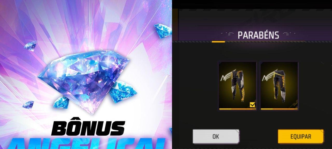 Bônus Angelical oferece diamantes extras e relança Calça Angelical - Imagem do artigo