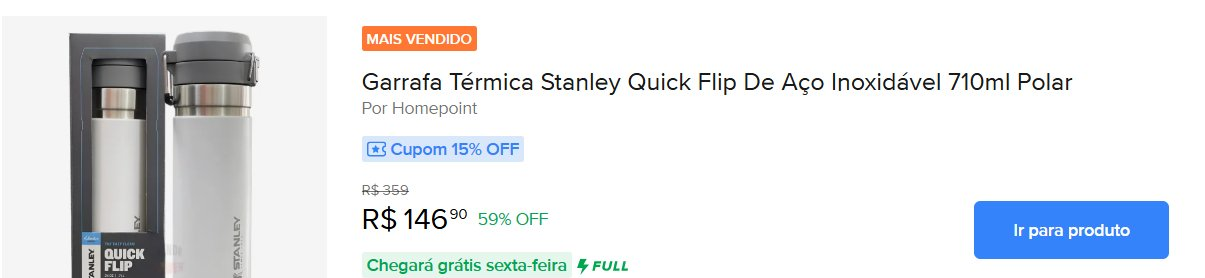 Descontos Mercado Livre: itens até 59% off e cupons extras - Imagem do artigo original