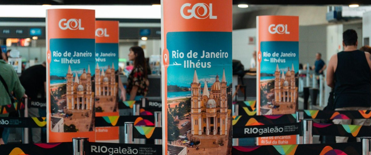 Voos Rio de Janeiro para Ilhéus: GOL lança rota sazonal - Imagem do artigo