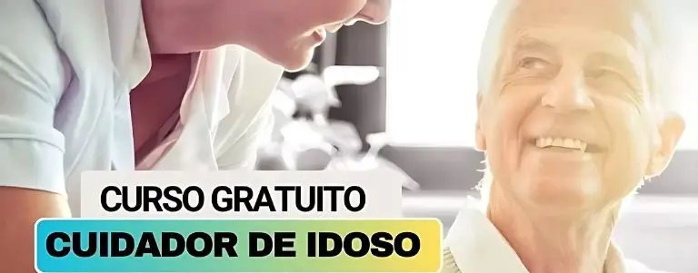 Curso gratuito de cuidador de idosos abre inscrição online - Imagem do artigo