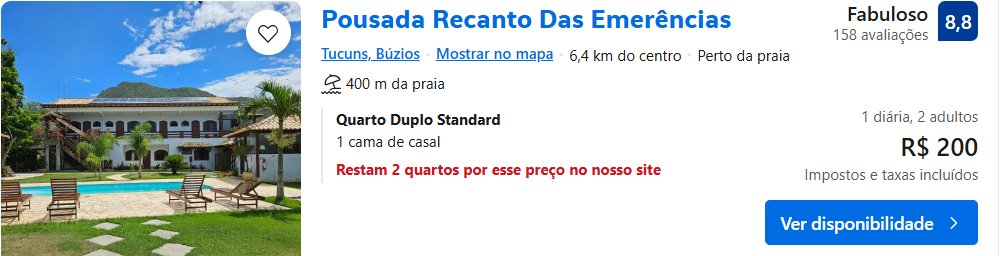 Hospedagens em Búzios: diárias a partir de R$ 200 - Imagem do artigo original
