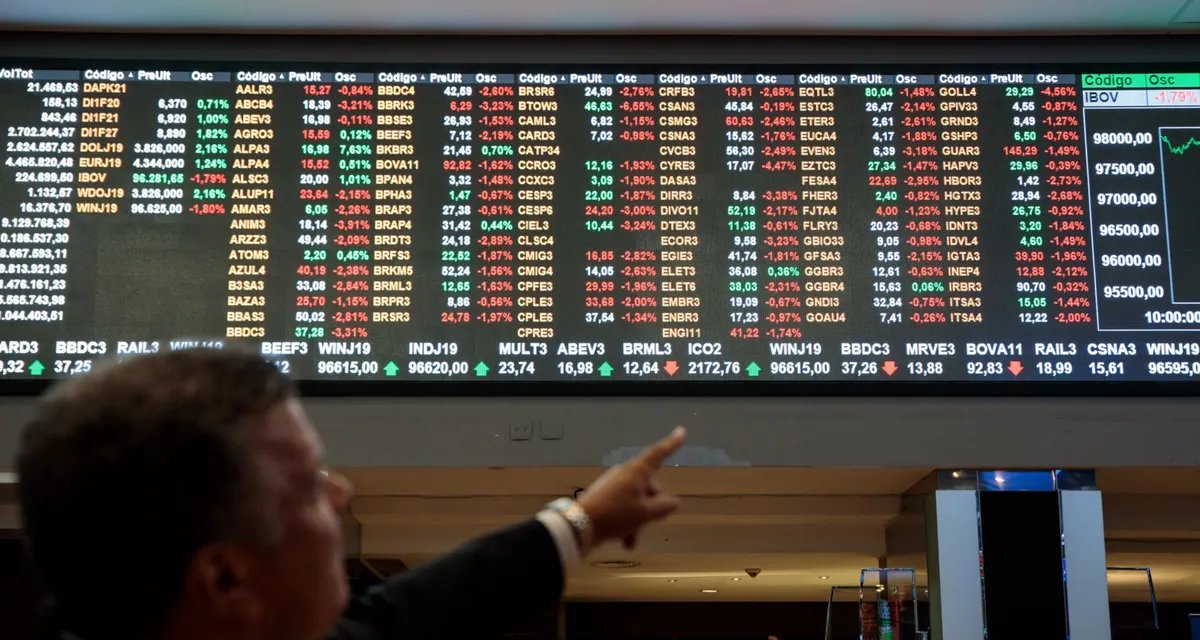 Ibovespa recua 0,72% com bancos em queda; Petrobras sobe - Imagem do artigo