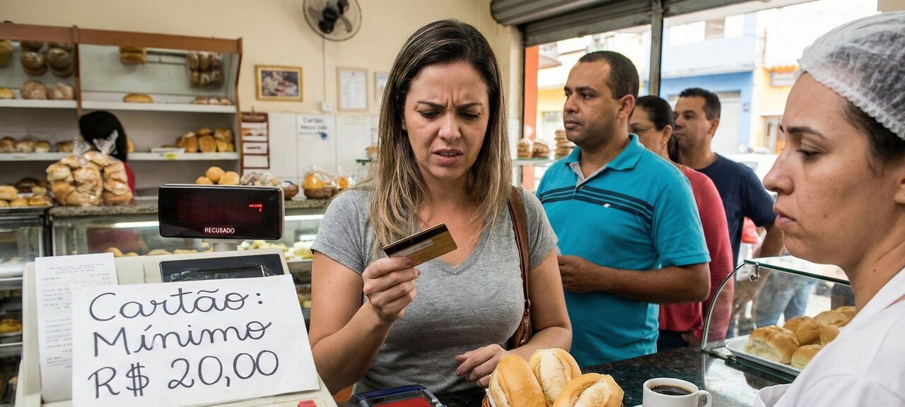 Valor mínimo no cartão é proibido por lei no Brasil - Imagem do artigo