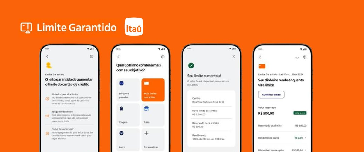 Limite Garantido Itaú: saldo em cofrinho vira limite extra - Imagem do artigo