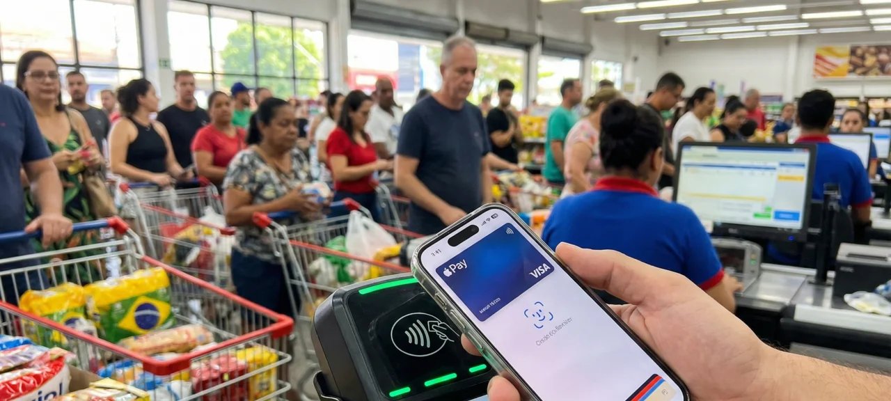 Pagamentos por aproximação lideram uso de cartões em 2026 - Imagem do artigo