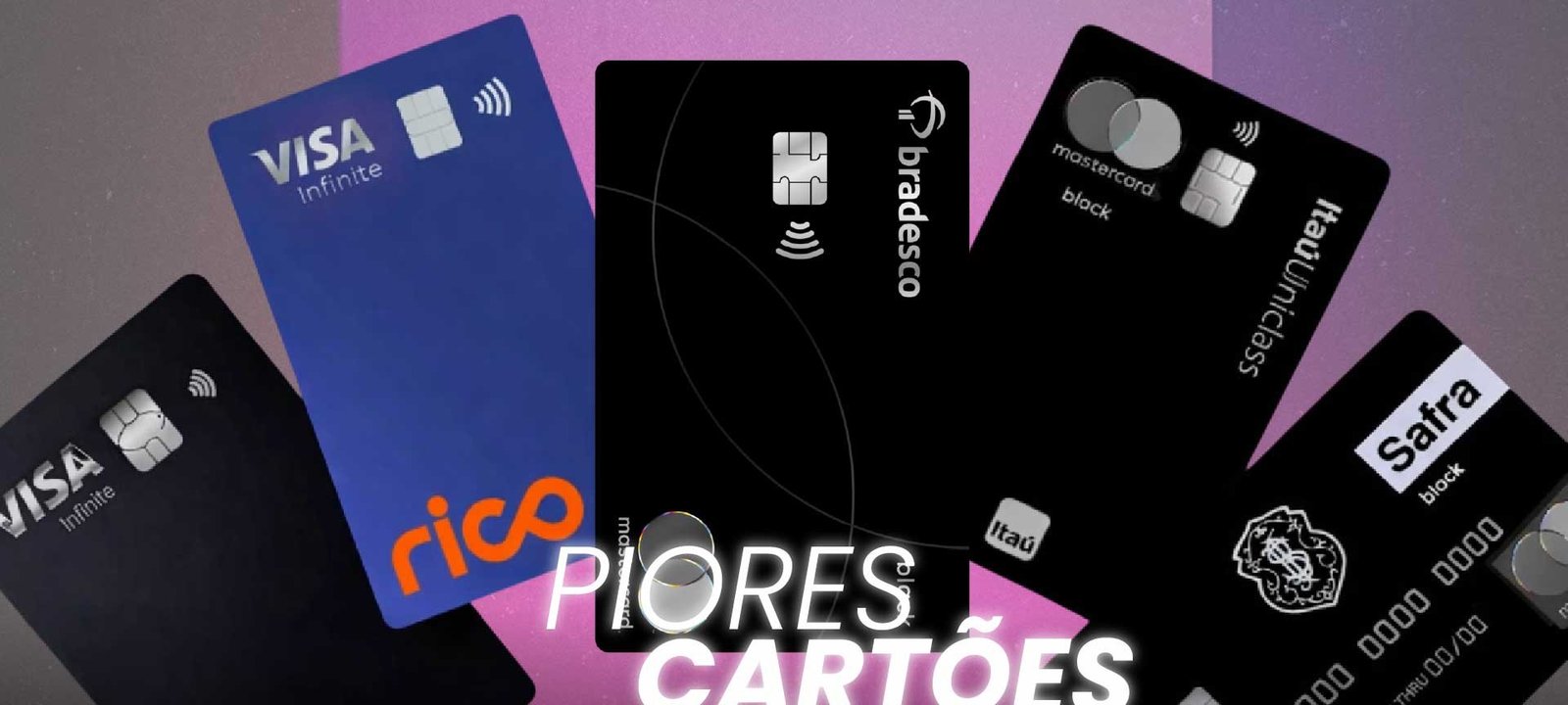 Cartões de crédito de alta renda: piores opções 2026 - Imagem do artigo
