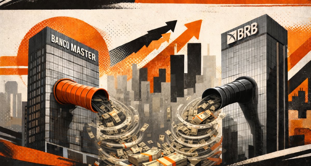 Calote do Banco Master ameaça liquidez do FGC e pressiona BRB - Imagem do artigo