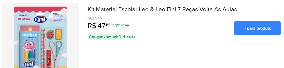 Material escolar com desconto: até 40% no Mercado Livre - Imagem do artigo original