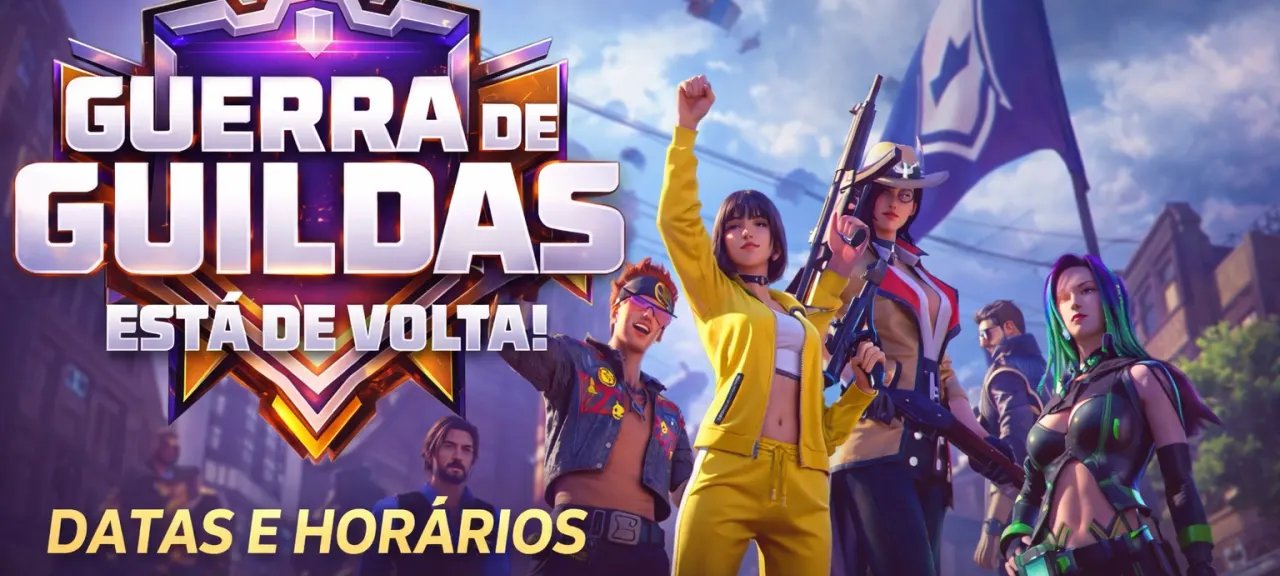 Guerra de Guildas do Free Fire retorna com calendário semanal - Imagem do artigo