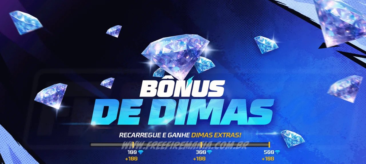 Recarga Free Fire oferece diamantes grátis em 23 de janeiro - Imagem do artigo