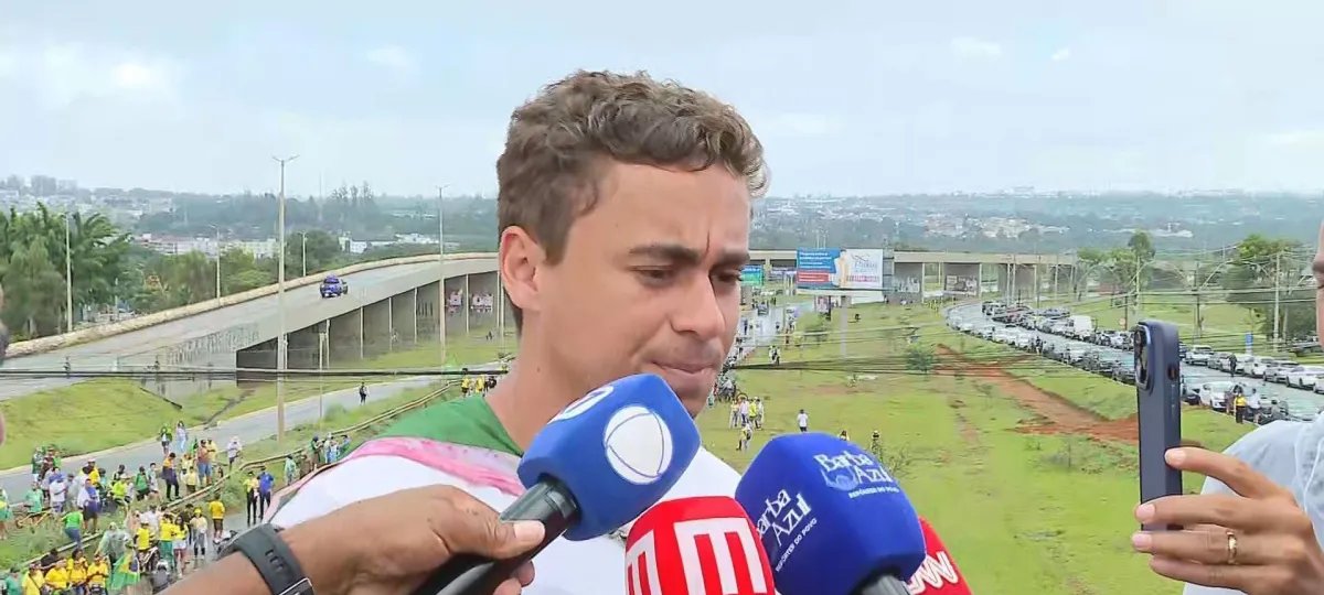 Nikolas Ferreira usa colete à prova de balas após orientação - Imagem do artigo