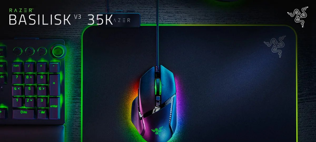 Mouse gamer Razer Basilisk V3 35K em promoção na Amazon - Imagem do artigo