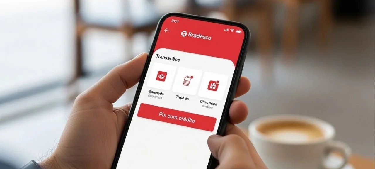 Pix com limite do cartão Bradesco cobra juros e IOF - Imagem do artigo