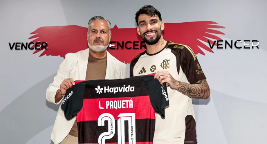 Lucas Paquetá retorna ao Flamengo por recorde de €42 mi - Imagem do artigo