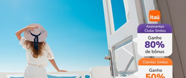 Transfira pontos Itaú para Smiles e ganhe 80% de bônus