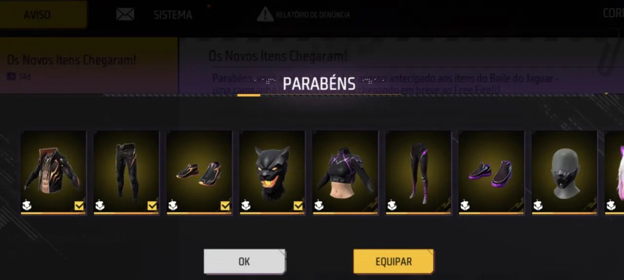 Baile do Jaguar do Free Fire: Garena libera itens a influenciadores - Imagem do artigo