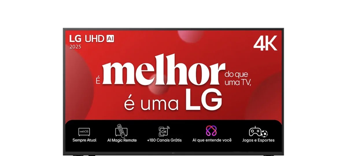 Smart TV LG 50 4K em oferta no Mercado Livre por R$1.907 - Imagem do artigo