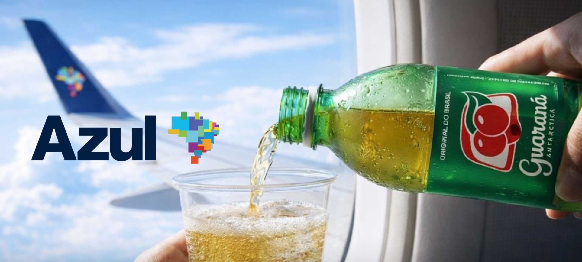 Azul oferece Guaraná Antarctica em novos voos, diz acordo - Imagem do artigo