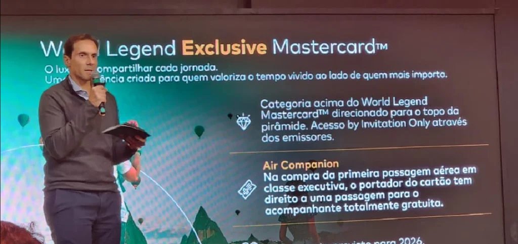 Itaú World Legend Mastercard chega ao Brasil em 2026 - Imagem do artigo original