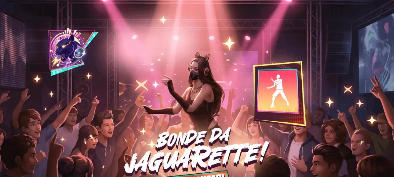 Escolha Royale Free Fire traz Emote Bonde da Jaguarette - Imagem do artigo