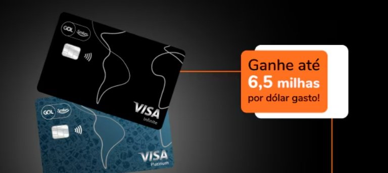 Cartão Smiles Infinite oferece até 6,5 milhas por dólar - Imagem do artigo