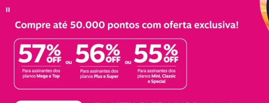 Milhas Livelo: desconto de até 57% só hoje até 23h59 - Imagem do artigo