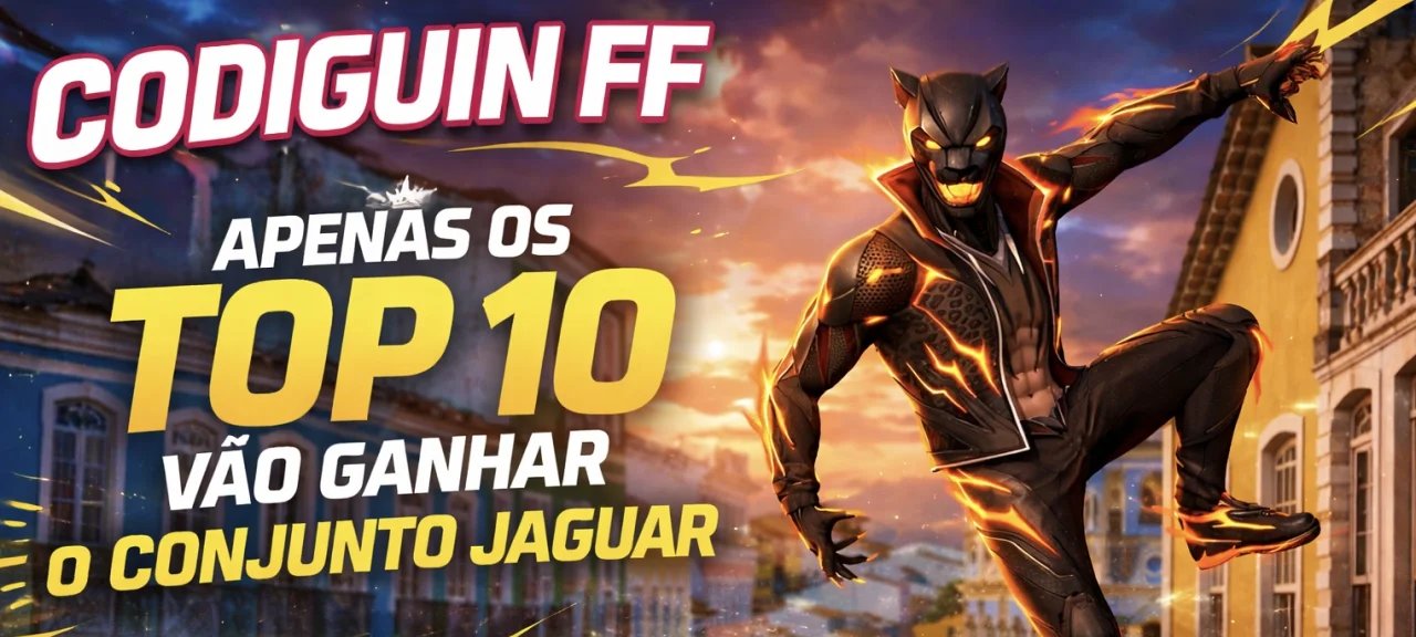 Codiguin FF: Garena entrega Conjunto Rugido do Jaguar - Imagem do artigo