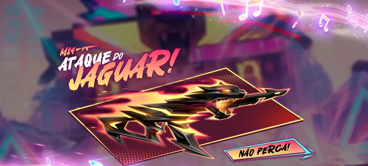 Escolha Royale Free Fire traz M14 Ataque do Jaguar - Imagem do artigo