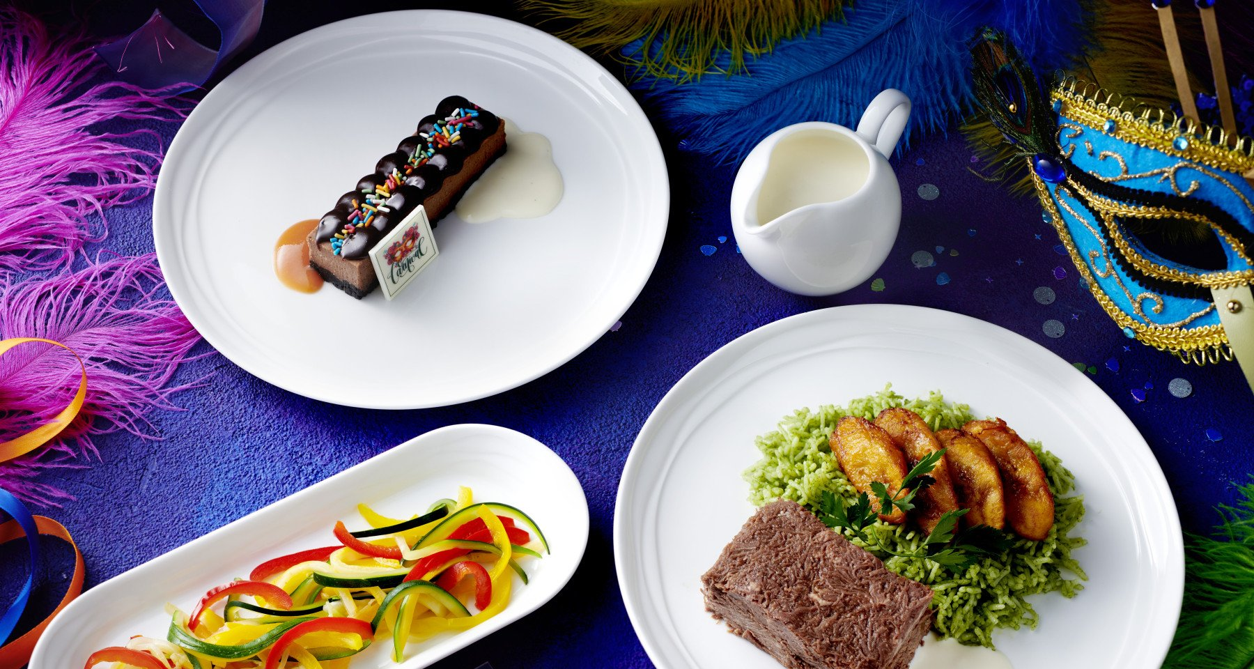 Menu de Carnaval da Emirates chega aos voos Brasil-Dubai - Imagem do artigo original