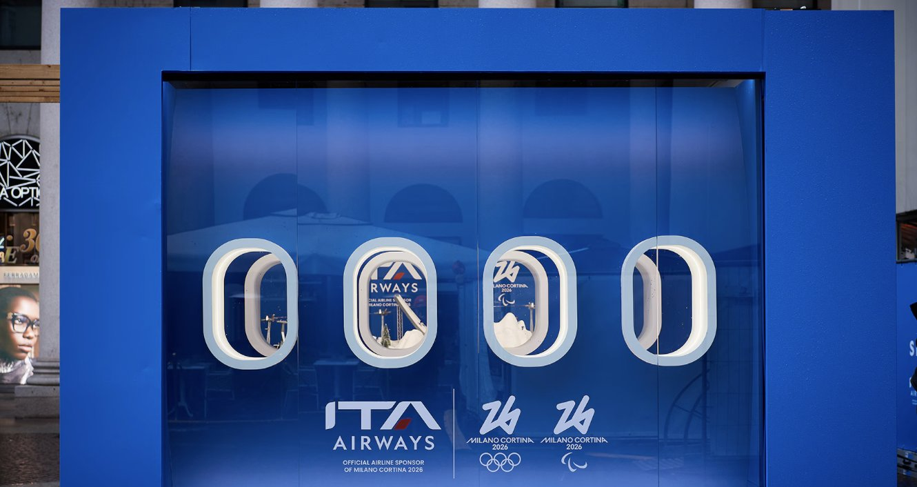 ITA Airways Milano Cortina 2026: SKYWAY leva Jogos às ruas - Imagem do artigo original