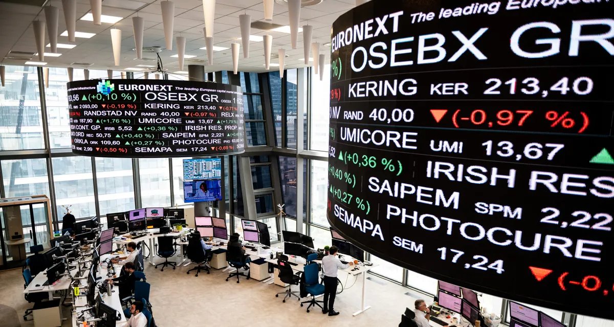 Bolsas europeias fecham mistas com apoio de bancos e IA - Imagem do artigo