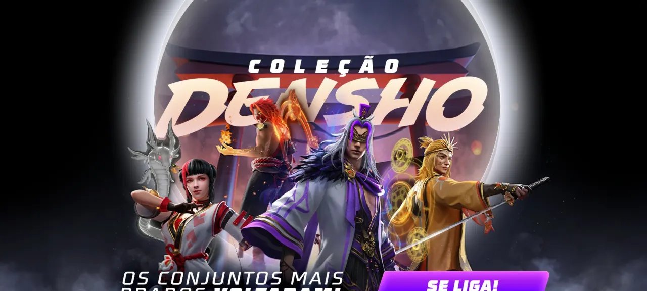 Token Royale Free Fire traz Coleção Densho em 21/02/2026 - Imagem do artigo
