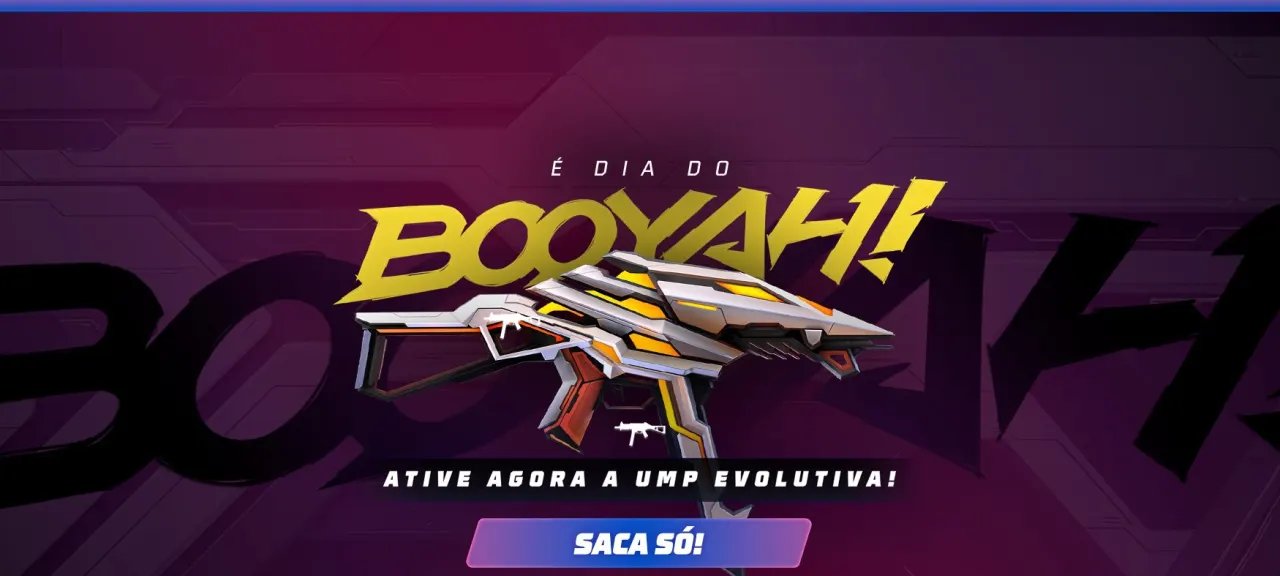 Escolha Royale Free Fire traz UMP Evolutiva Dia do Booyah - Imagem do artigo