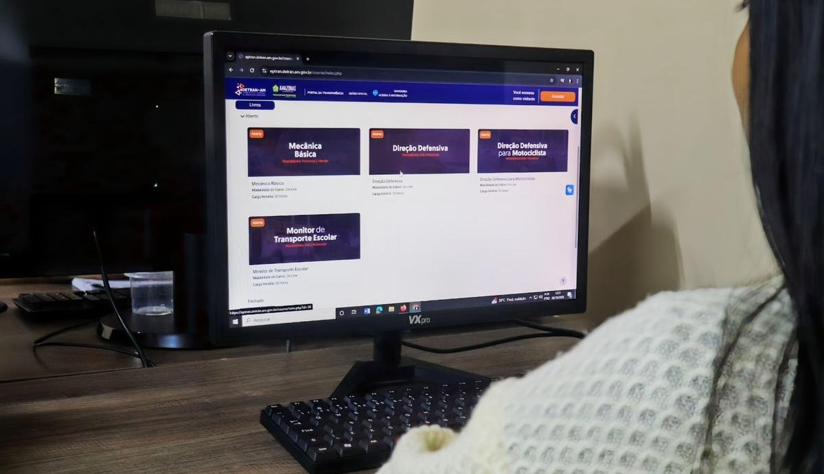 Detran-AM abre 800 vagas para cursos online gratuitos - Imagem do artigo