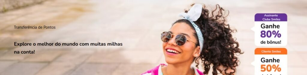 Transferir pontos para Smiles rende bônus de até 80% - Imagem do artigo