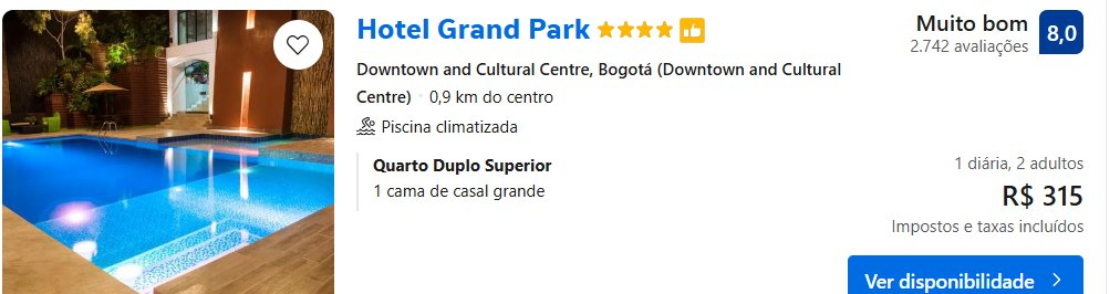 Hospedagem em Bogotá: diárias desde R$ 315 no Booking - Imagem do artigo original