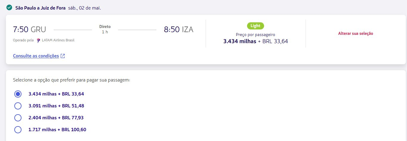 Mega Promo LATAM: passagens a partir de R$132,54 - Imagem do artigo original